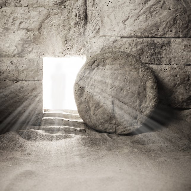 Tomb of Jesus. Jesus Christ Resurrection. Christian easter concept Tomb of Jesus. Jesus Christ Resurrection. Christian easter concept