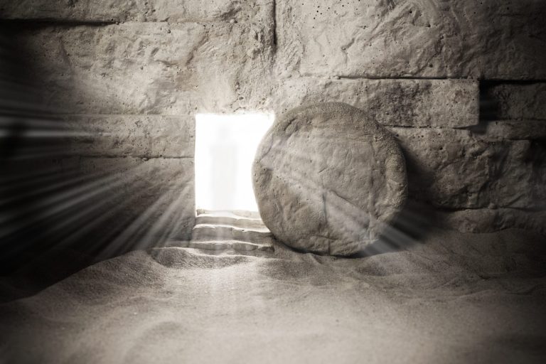 Tomb of Jesus. Jesus Christ Resurrection. Christian easter concept Tomb of Jesus. Jesus Christ Resurrection. Easter background. Christian easter concept.